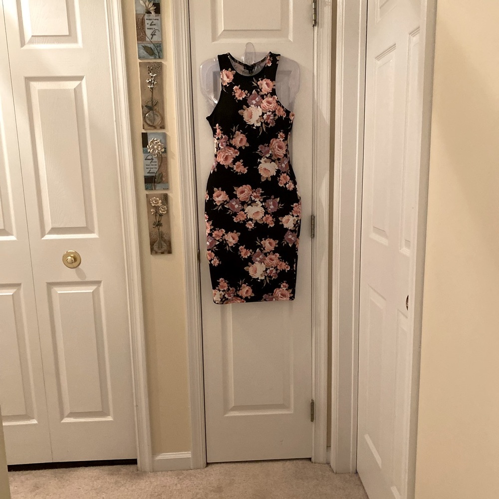 Cute Flower Print Dress